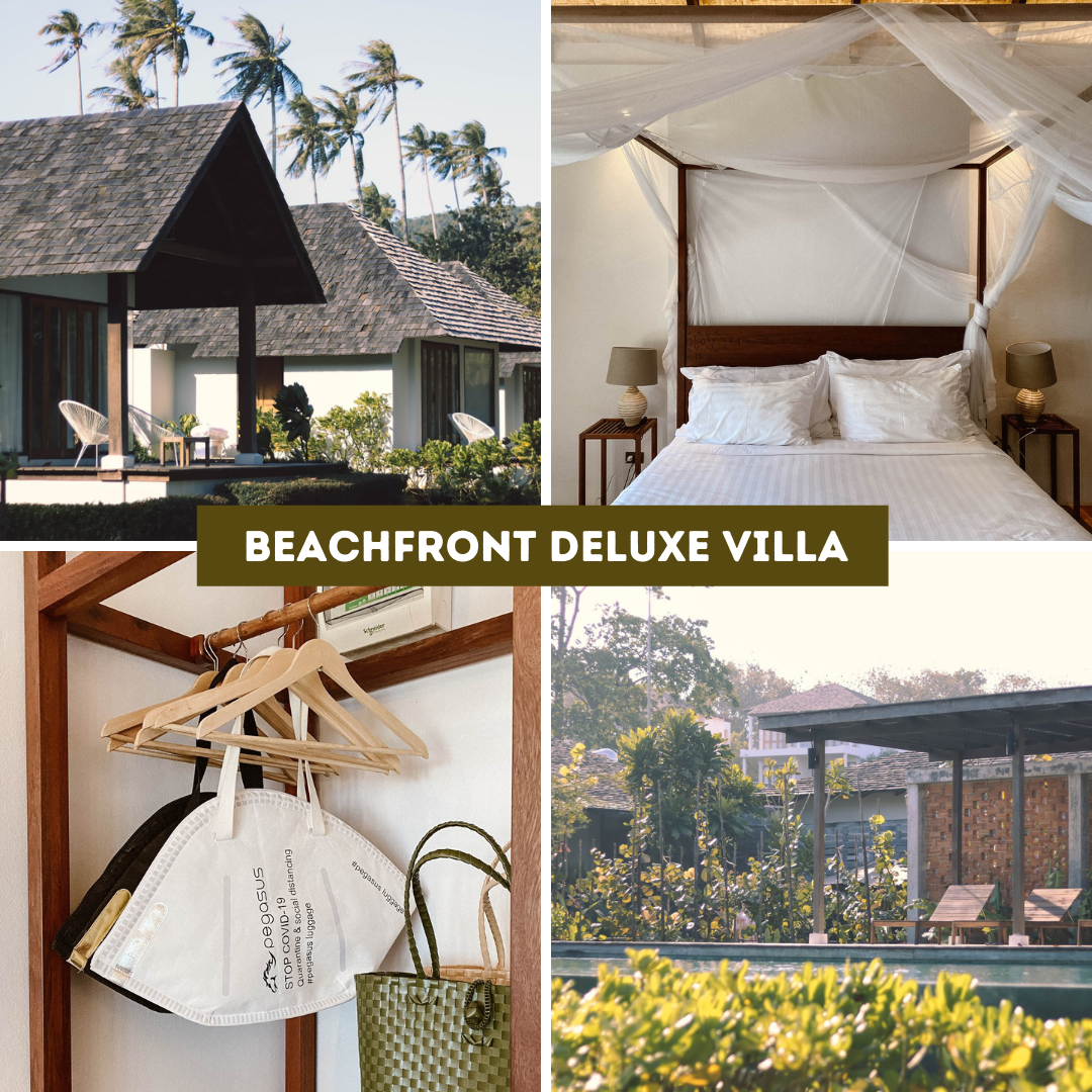 ห้องbeachfront deluxe villa โรงแรมมิรามนตรา เกาะหมาก