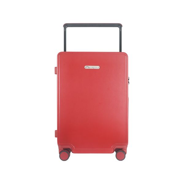 กระเป๋าเดินทางคันชักกว้าง  ขนาด 20 นิ้ว มี TSA Lock  มีช่องเสียบUSB และช่องใส่ขวดนํ้า รุ่น HARNESS 20" สีแดง