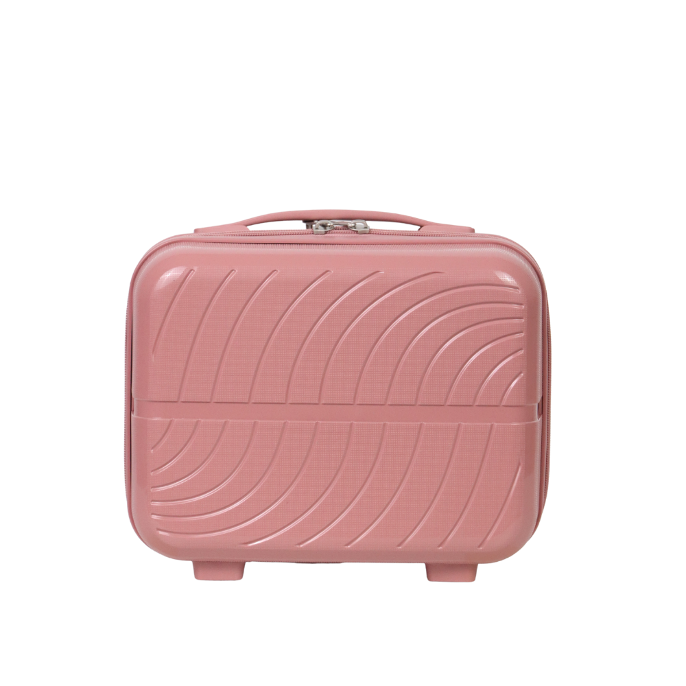 Pegasusกระเป๋าเดินทางล้อลากวัสดุPP รุ่น Velvet ขนาด 14" สีชมพู