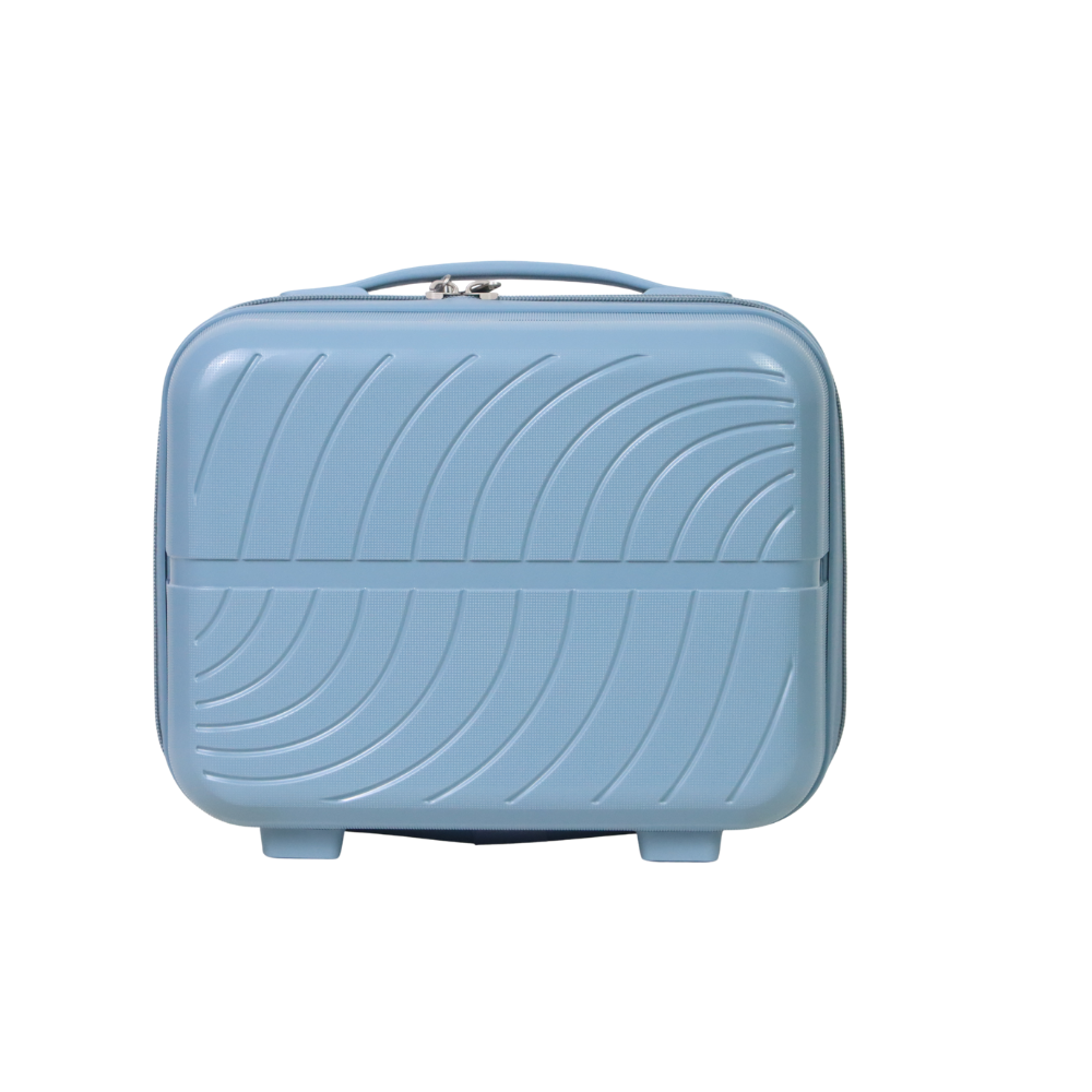 Pegasusกระเป๋าเดินทางล้อลากวัสดุPP รุ่น Velvet ขนาด 14" สีฟ้า