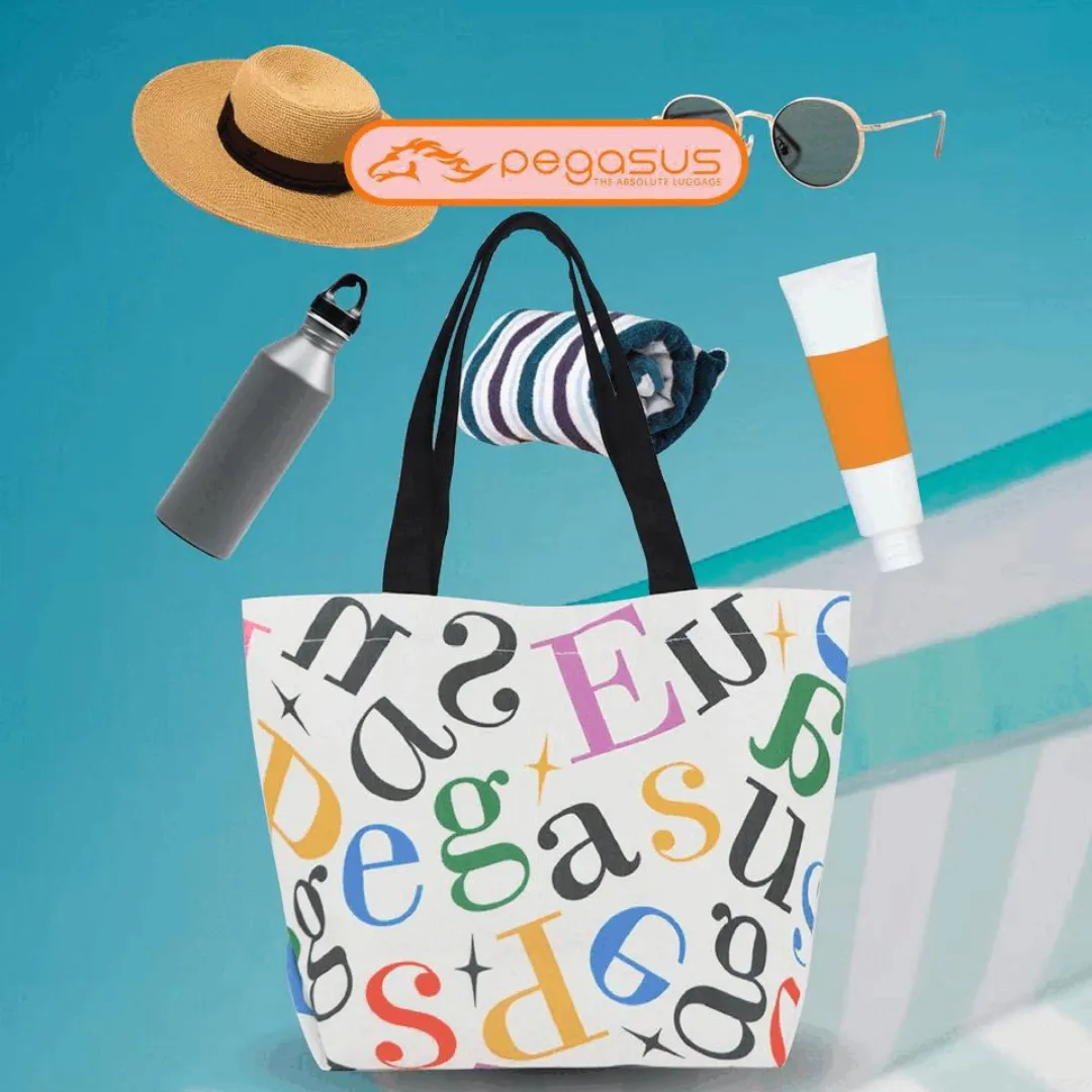 กระเป๋าผ้าแคนวาส สกรีนตัวอักษรสี