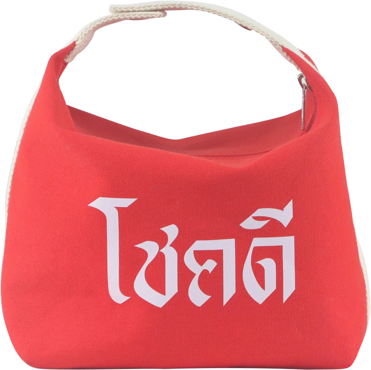 CNY CANVAS Small Pouch Bag สีแดง โชคดี