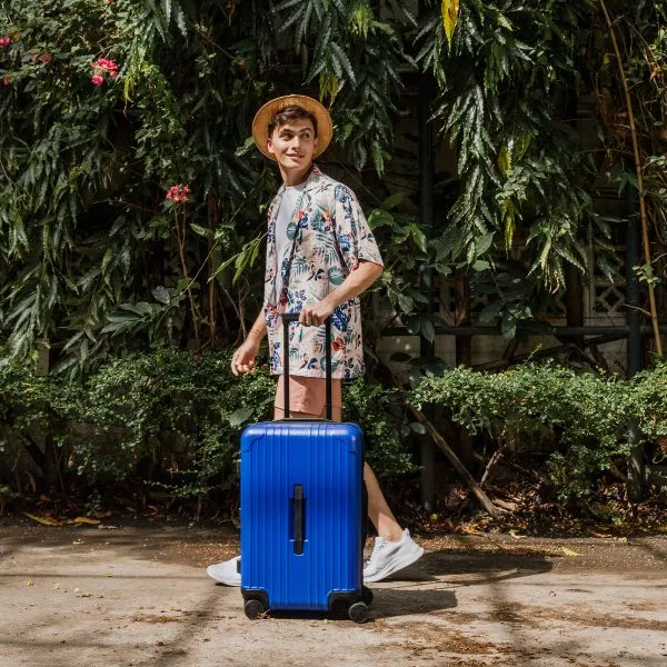 กระเป่าเดินทางล้อลาก มี TSA Lock รุ่น Dartmoor Zipper 25" สี Ocean Blue/Black