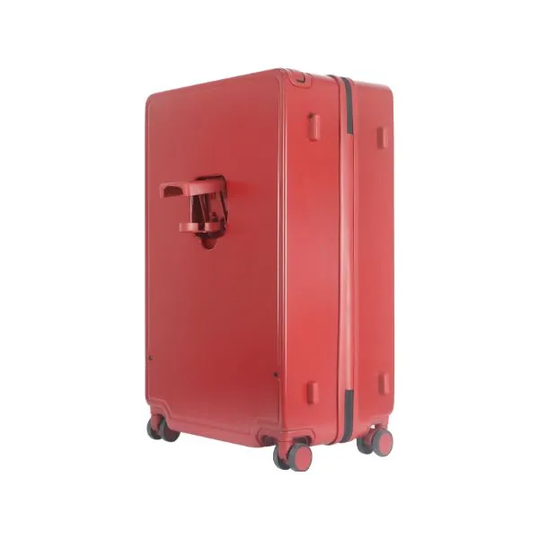 กระเป๋าเดินทางคันชักกว้าง  ขนาด 26 นิ้ว มี TSA Lock  มีช่องเสียบUSB และช่องใส่ขวดนํ้า  รุ่น HARNESS 26" สีแดง