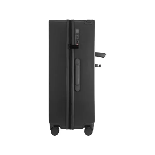 กระเป๋าเดินทางคันชักกว้าง  ขนาด 26 นิ้ว มี TSA Lock  มีช่องเสียบUSB และช่องใส่ขวดนํ้า รุ่น HARNESS 26" สีดำ