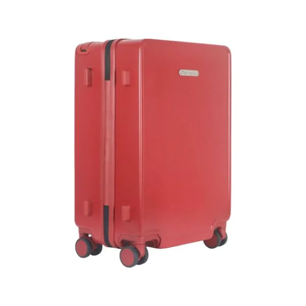กระเป๋าเดินทางคันชักกว้าง  ขนาด 20 นิ้ว มี TSA Lock  มีช่องเสียบUSB และช่องใส่ขวดนํ้า รุ่น HARNESS 20" สีแดง