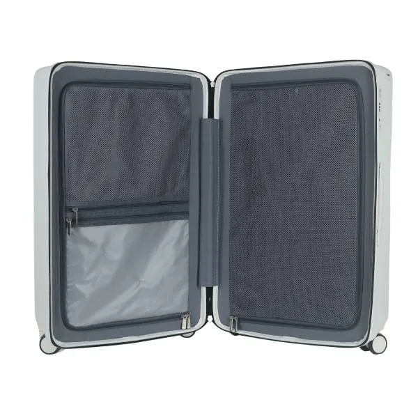 กระเป๋าเดินทางคันชักกว้าง  ขนาด 20 นิ้ว มี TSA Lock  มีช่องเสียบUSB และช่องใส่ขวดนํ้า รุ่น HARNESS 20" สีแดง