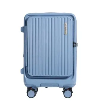 Pegasus กระเป๋าเดินทางเปิดหน้า ขยายข้างได้ รุ่น Phantom ขนาด 28 นิ้ว สีฟ้า