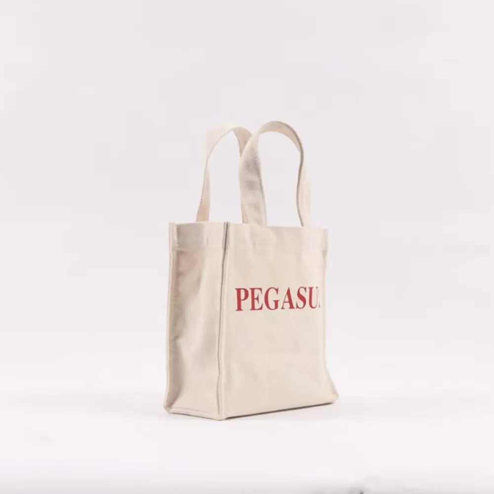 Shopping Bag ใบเล็ก หูหิ้วสีขาว B05