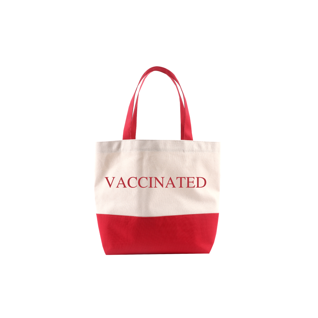 ShoppingBag Red Vaccinated (Small)