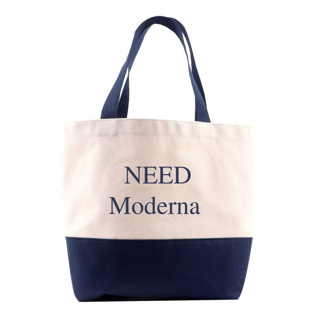 Shopping Bag ใบใหญ่ ฐานกรม สกรีน NEED Morderna